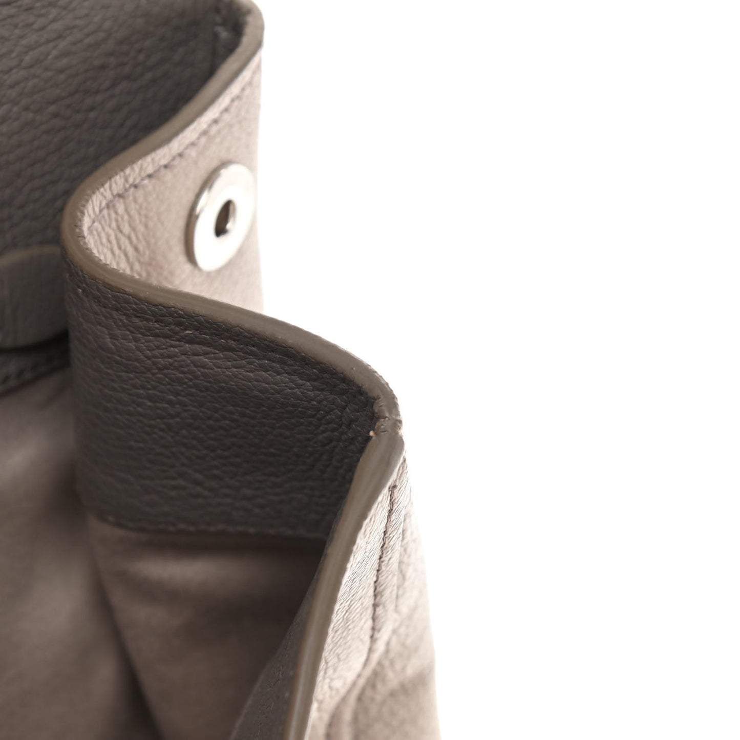 Madras Bicolor Top Handle Bag Pomice Argilla