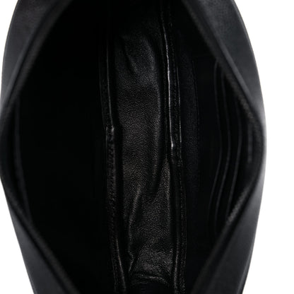 Saint Laurent Grain De Poudre Matelasse Monogram Mini Lou Camera Bag Black 5 of 9