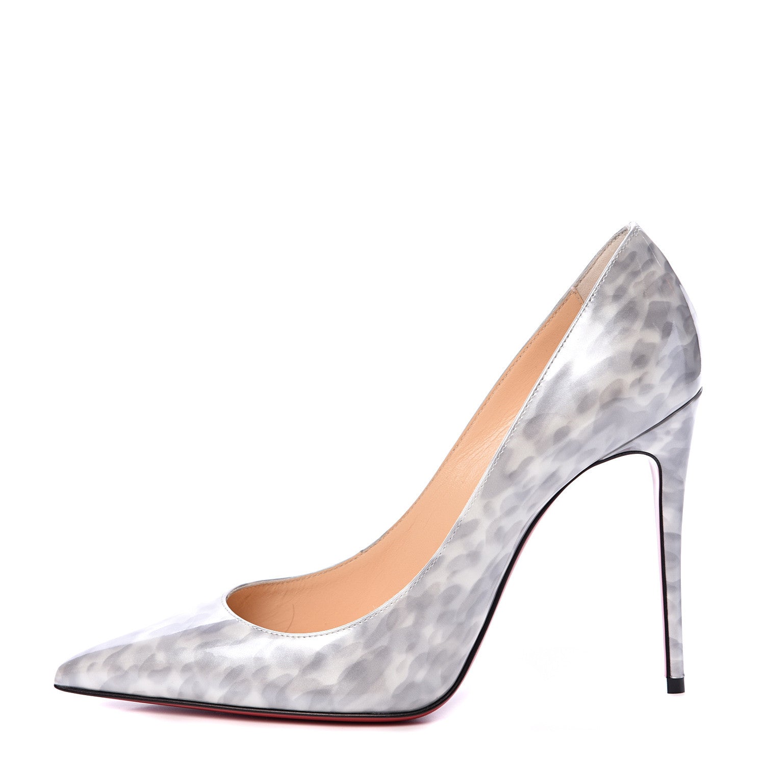 Christian Louboutin Patent Gigi So Kate 100 Pumps 36 Flanelle 1 of 9