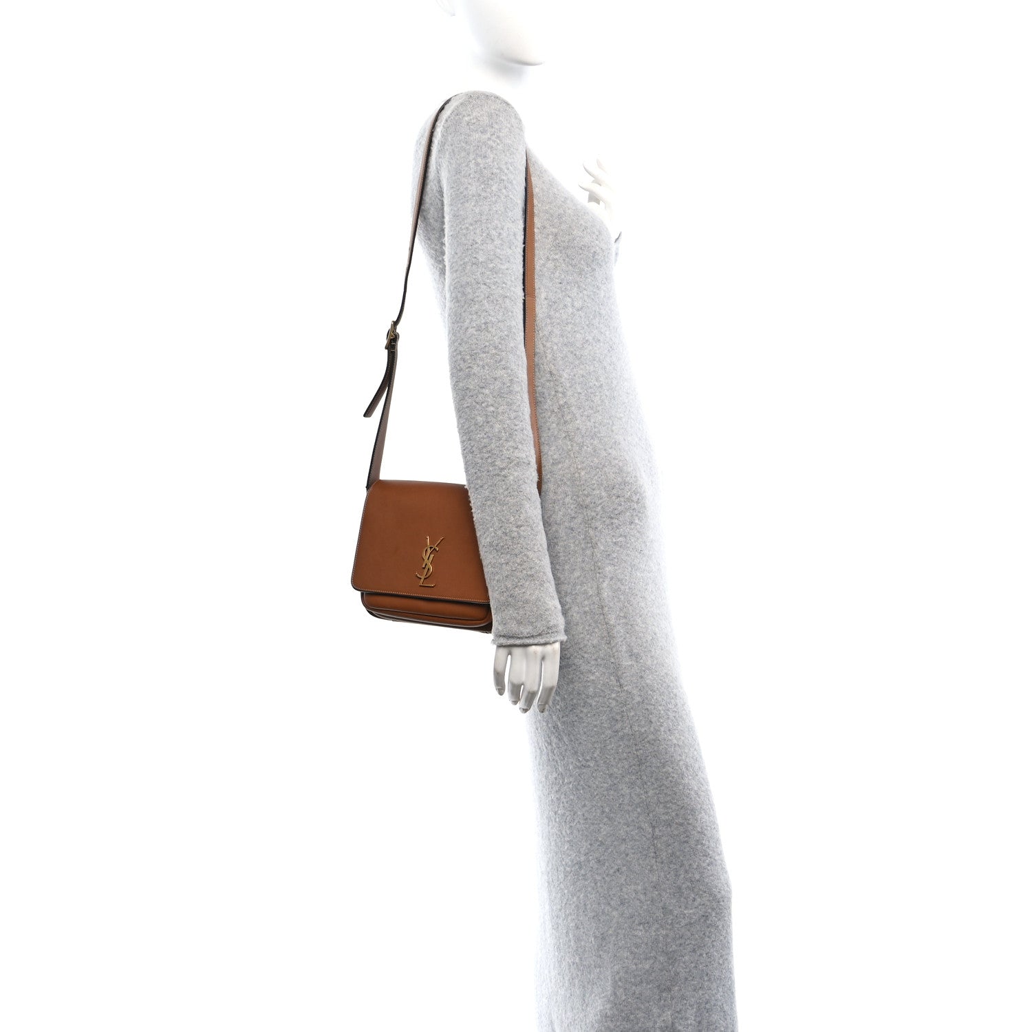 Saint Laurent Vegetable Tanned Besace Niki Satchel Brick 3 of 17