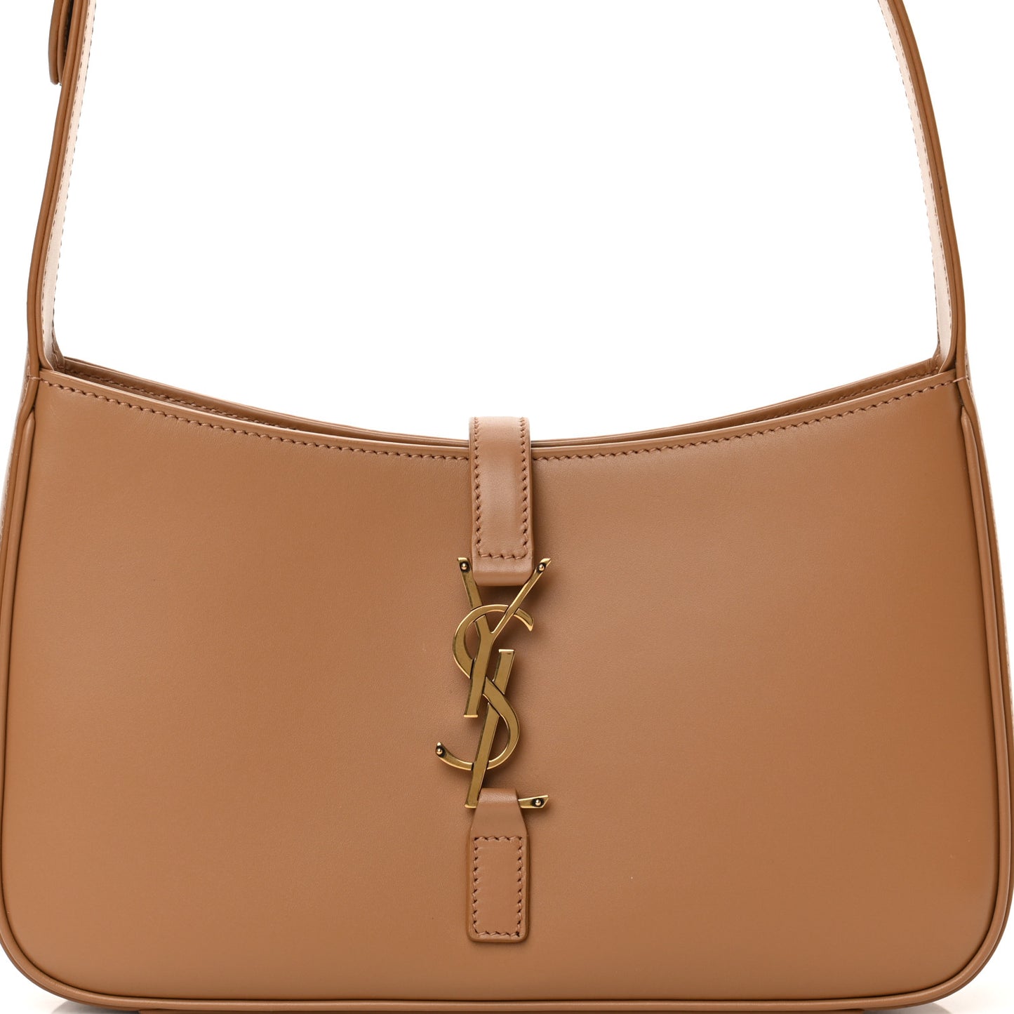 Smooth Calfskin Le 5 A 7 Hobo Brown
