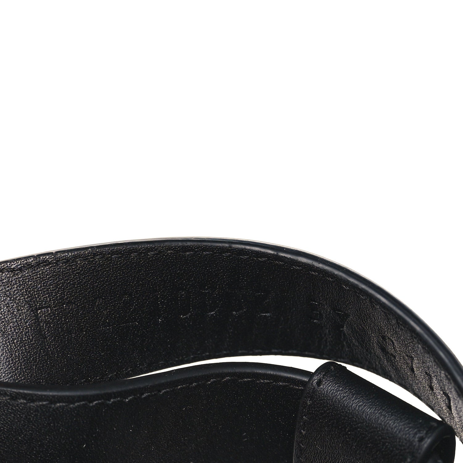Hermes Calfskin Womens Enid Sandals 37 Black 7 of 8