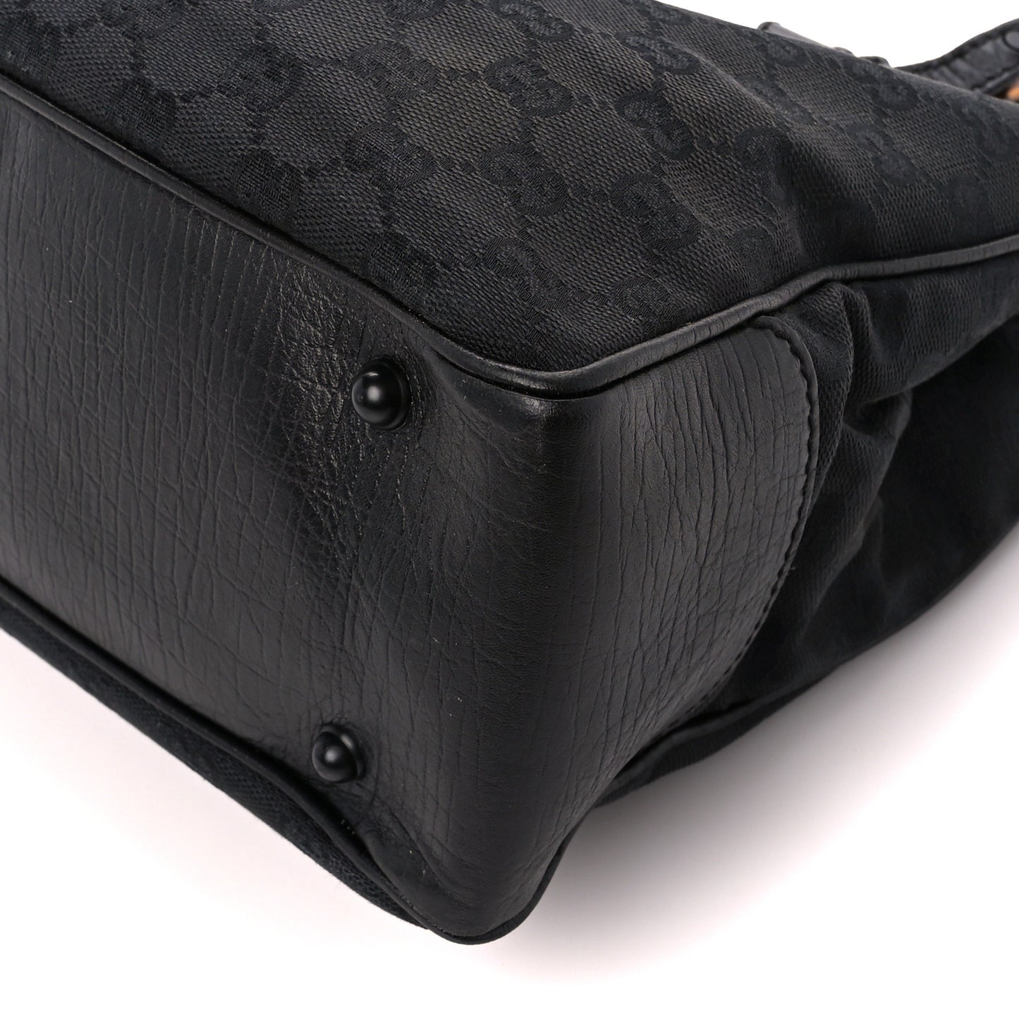 Monogram Small Bamboo Tote Black