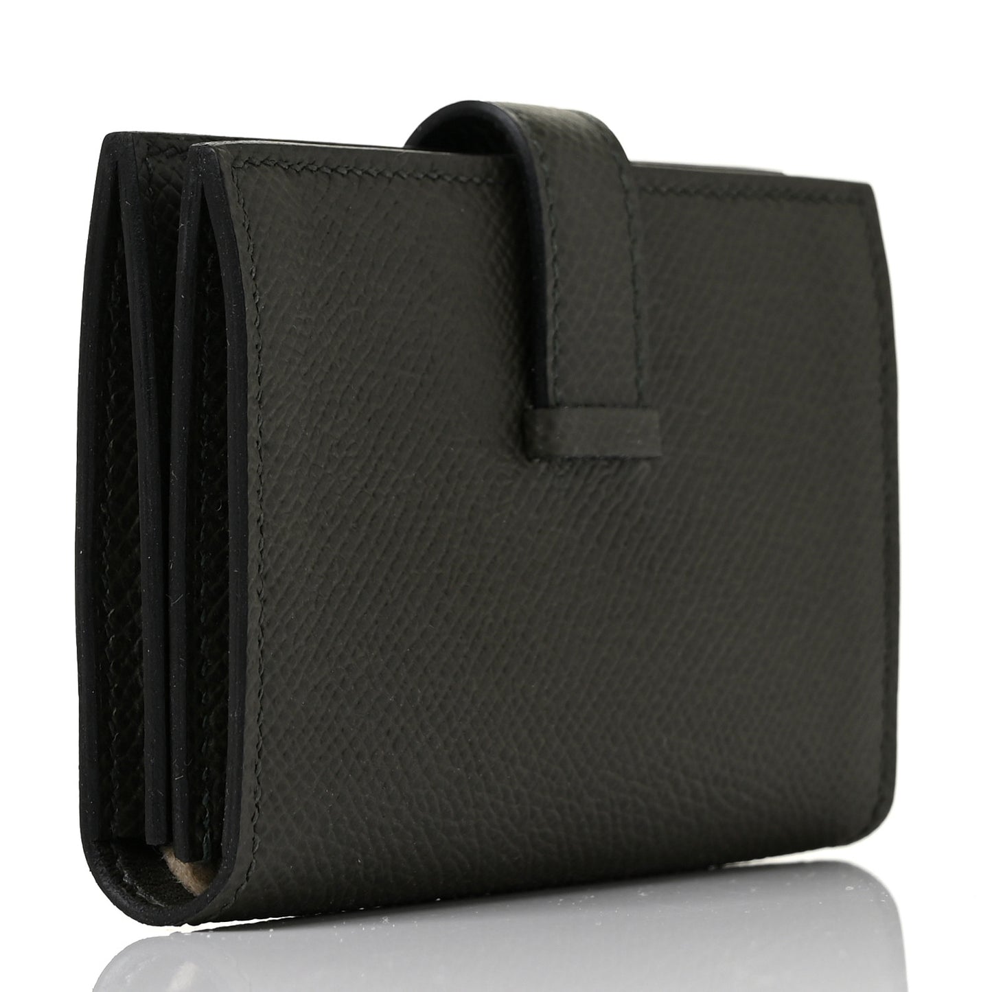 Epsom Bearn Card Holder Wallet Vert Maquis