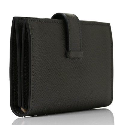 Hermes Epsom Bearn Card Holder Wallet Vert Maquis 3 of 8