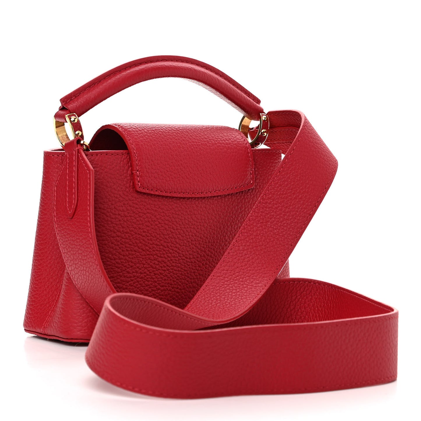 Taurillon Mini Capucines Scarlet