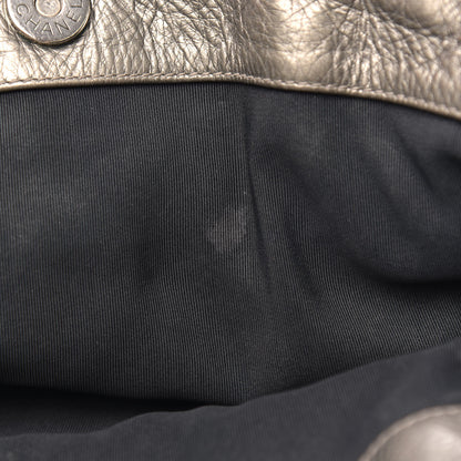 Chanel Metallic Calfskin Quilted Large Chain Me Hobo Silver 12 of 12