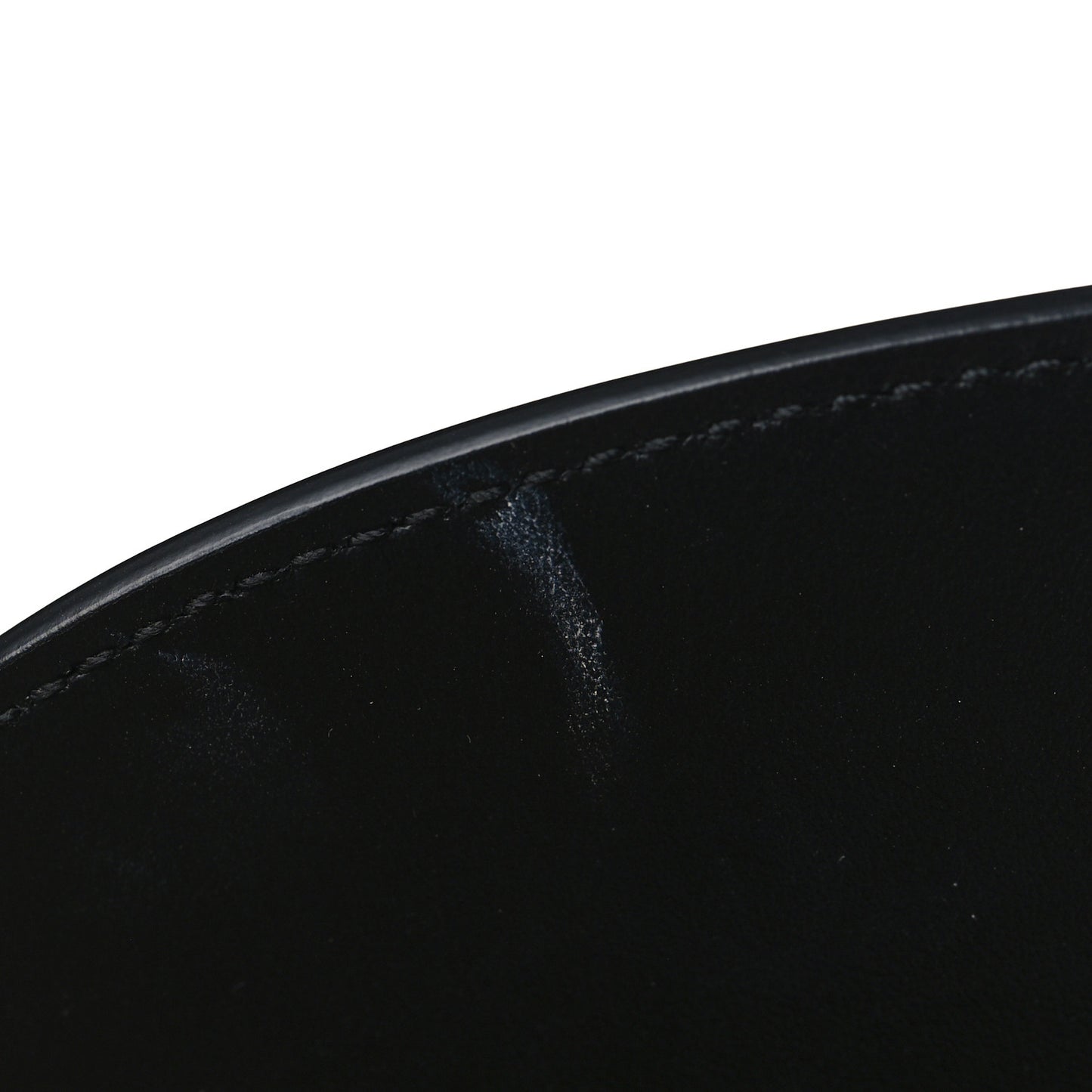 Canvas Calfskin Gancini Saddle Bag Black Beige
