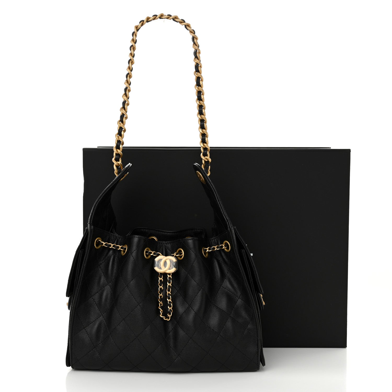 Chanel Caviar Quilted Small Chanel 25 Handbag Black 11 of 11