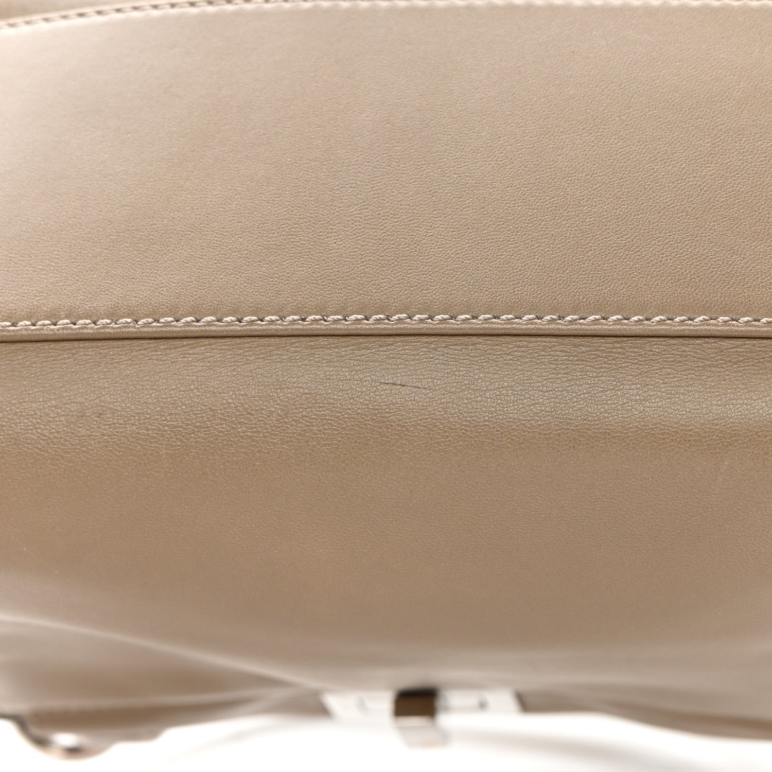 Fendi Nappa Mini Peekaboo Iconic Satchel Tortora 14 of 20