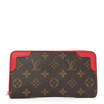 Louis Vuitton Monogram Retiro Zippy Wallet Cherry 1 of 7