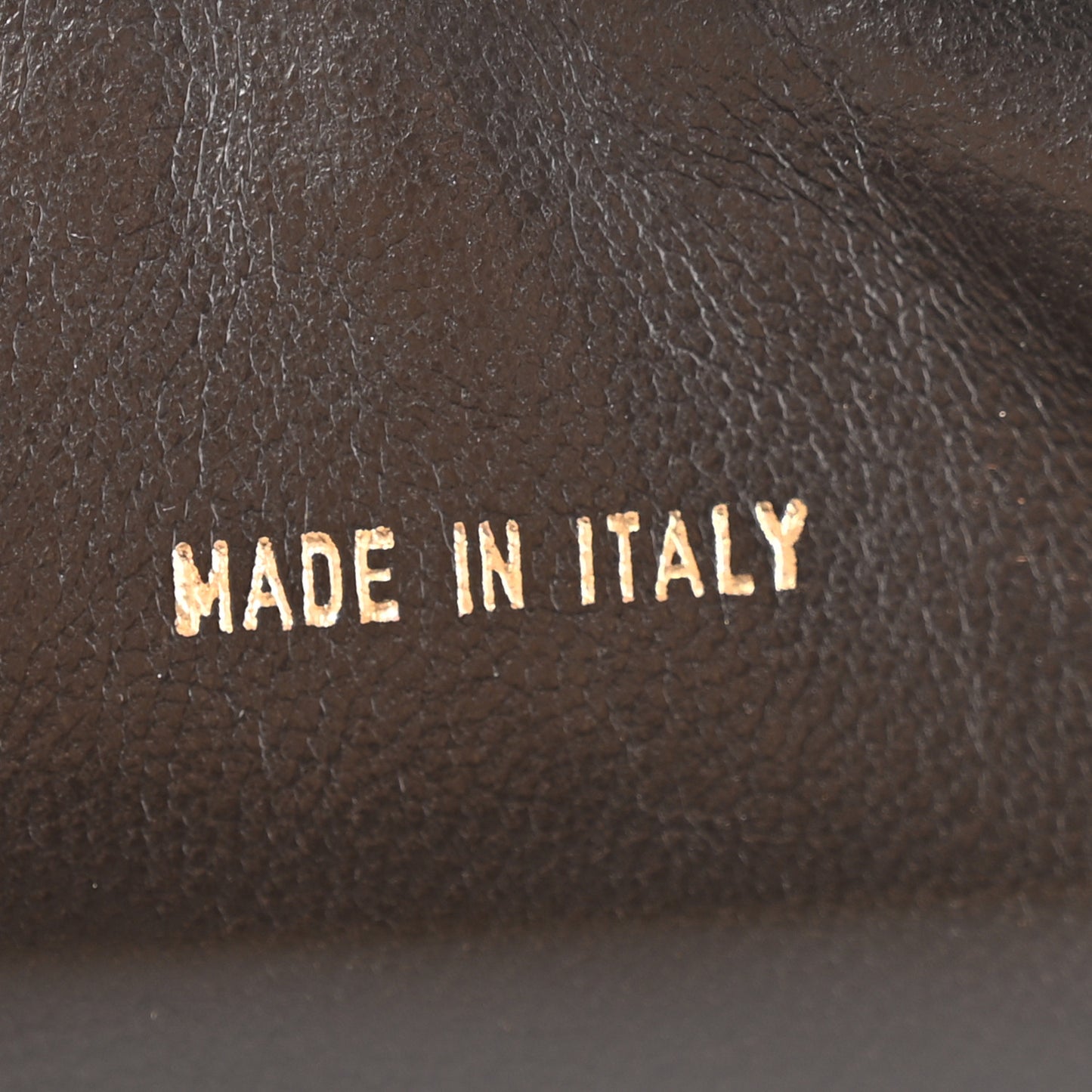 Grained Calfskin Timeless CC Vanity Case Dark Brown