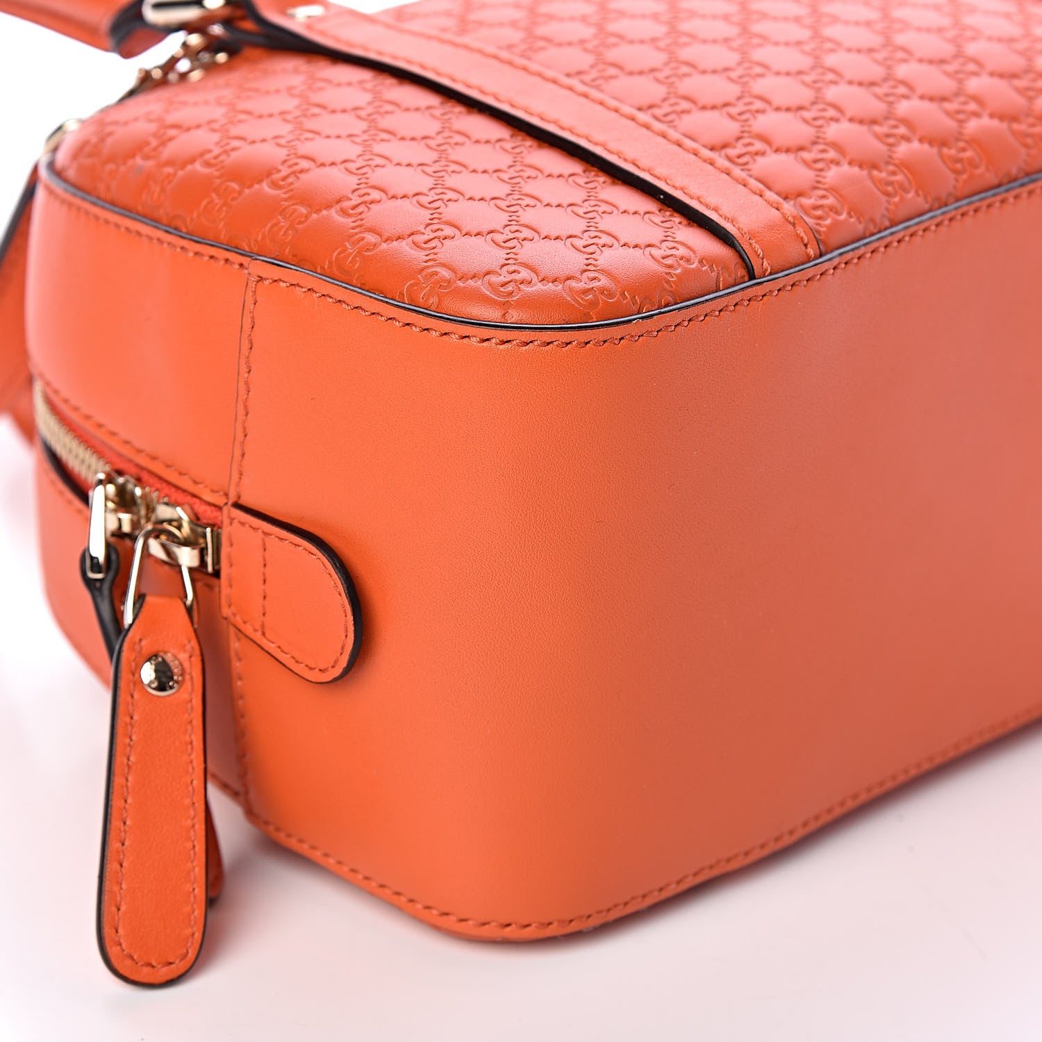 Gucci Soft Microguccissima Small Crossbody Bag Sun Orange 10 of 11