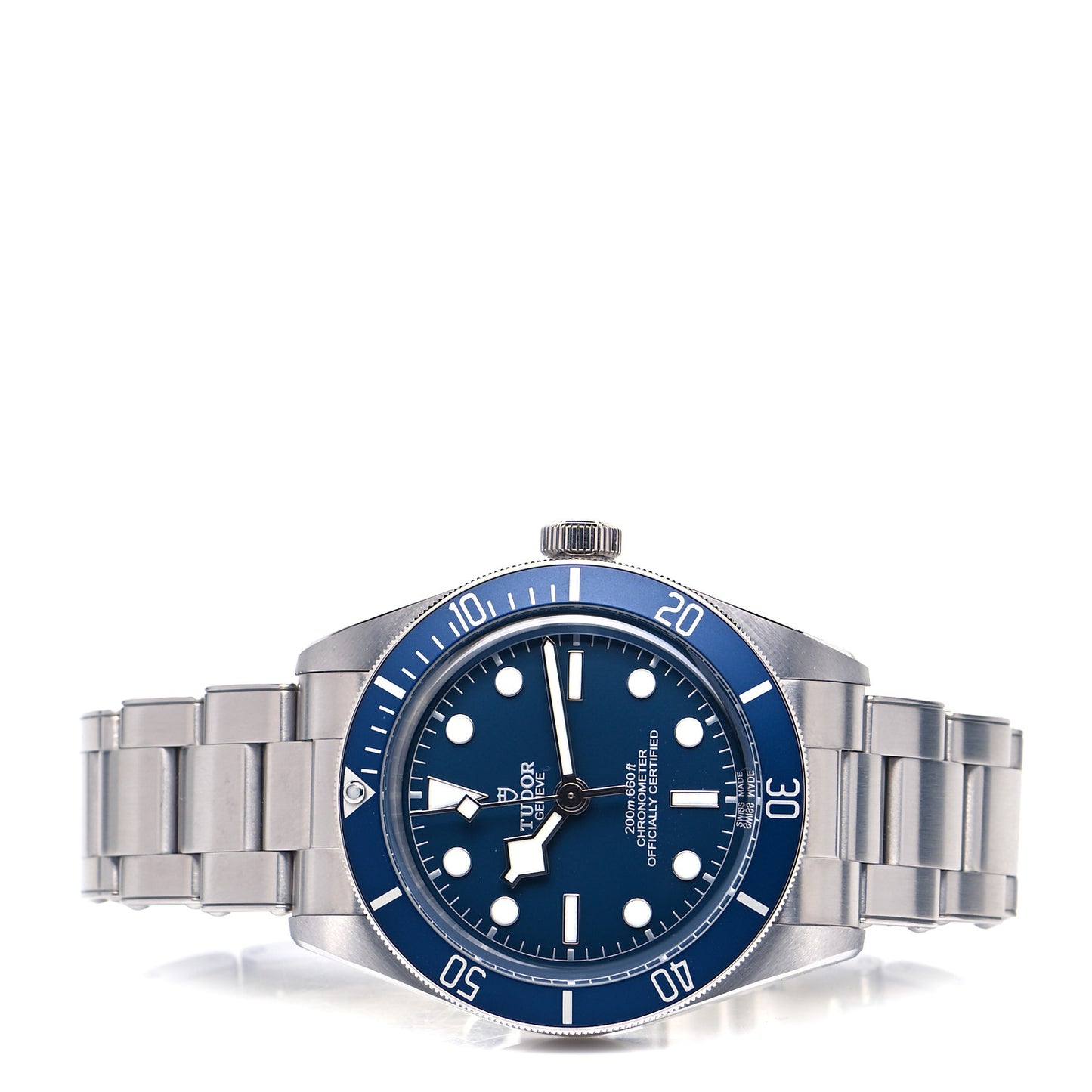Stainless Steel 39mm Black Bay Fifty Eight Automatic Watch Blue 79030B