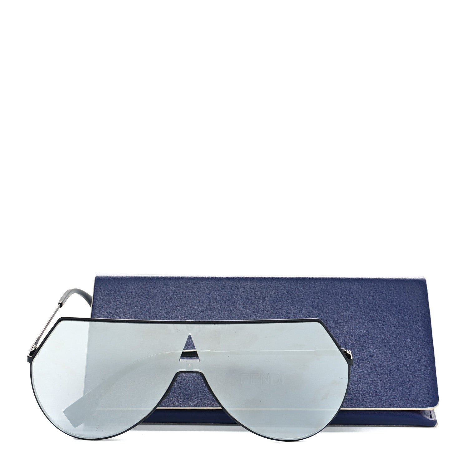 Fendi Metal Mirrored Eyeline Sunglasses FF 0193/S Black 7 of 7