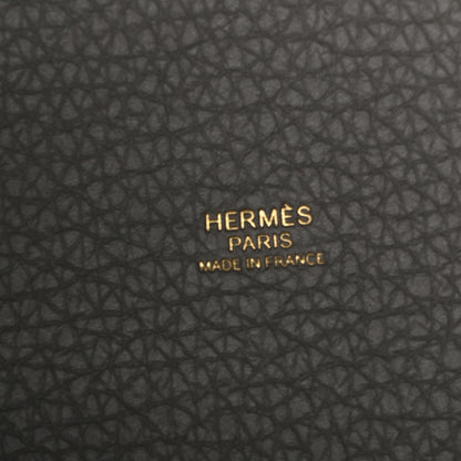 Hermes Taurillon Clemence Picotin Lock 18 PM Gris Meyer 6 of 13