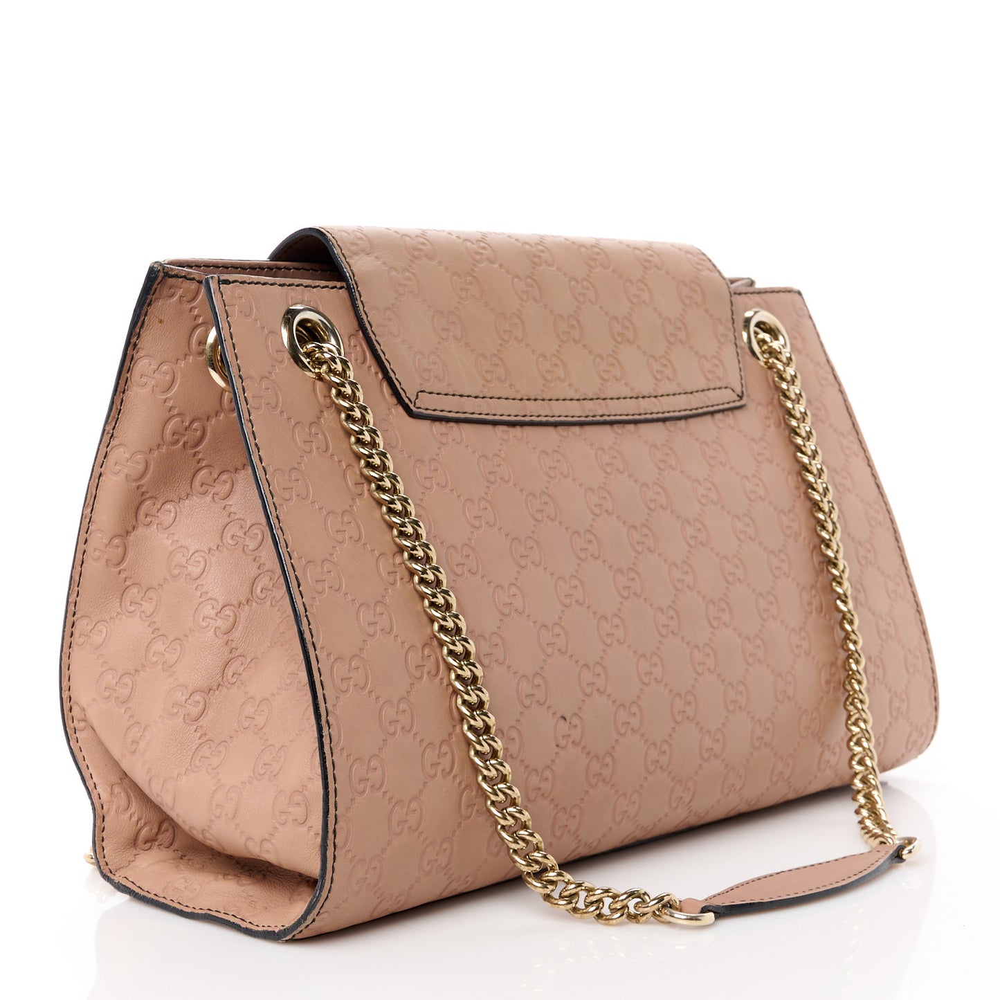 Guccissima Large Emily Chain Shoulder Bag Camelia