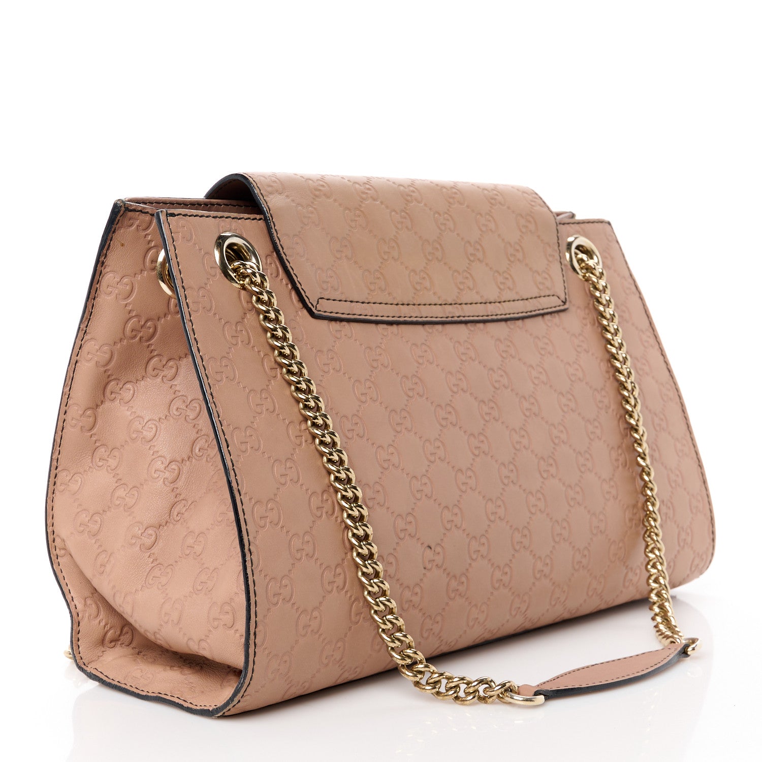 Gucci Guccissima Large Emily Chain Shoulder Bag Camelia 3 of 15
