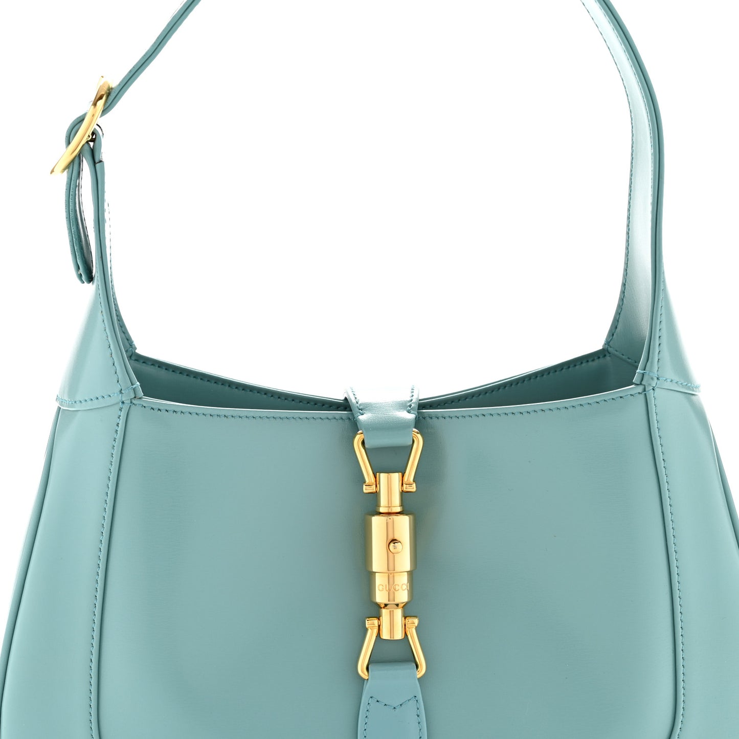 Boarded Dyana Lux Calfskin Small Jackie 1961 Hobo Dusty Azure
