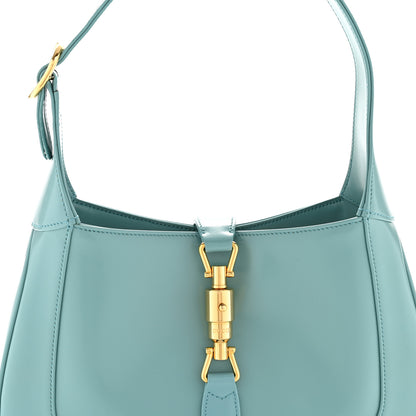 Gucci Boarded Dyana Lux Calfskin Small Jackie 1961 Hobo Dusty Azure 7 of 12