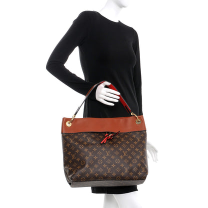 Louis Vuitton Monogram Tuileries Hobo Caramel 2 of 8
