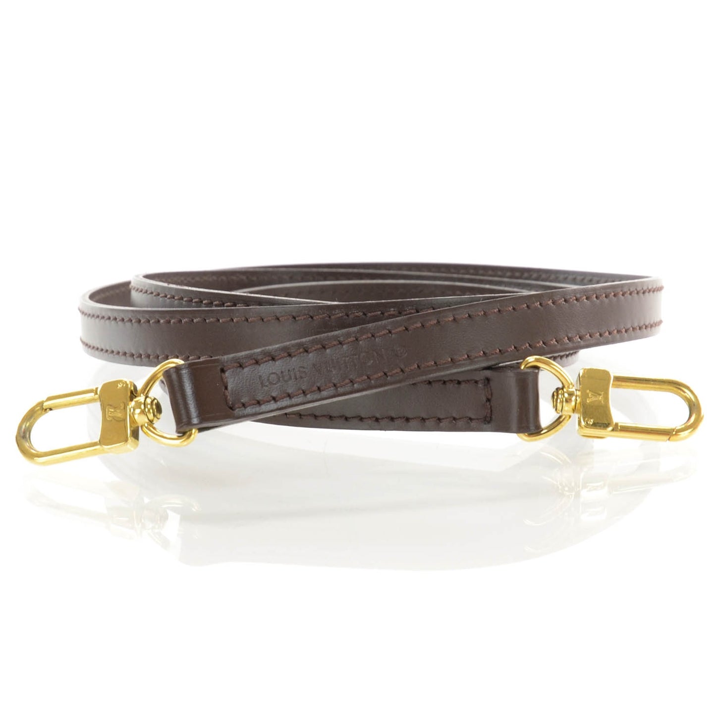Calfskin Shoulder Strap Brown