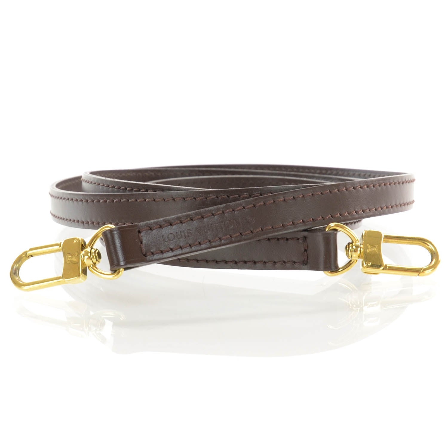 Louis Vuitton Calfskin Shoulder Strap Brown 1 of 4
