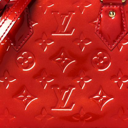 Louis Vuitton Vernis Alma BB Cherry 10 of 12