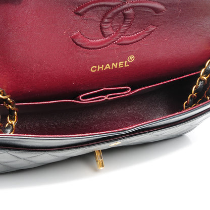Chanel Lambskin Medium Double Flap Black 8 of 9
