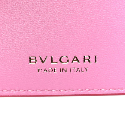 Bulgari Serpenti Calfskin Card Case Fuchsia Pink 7 of 10