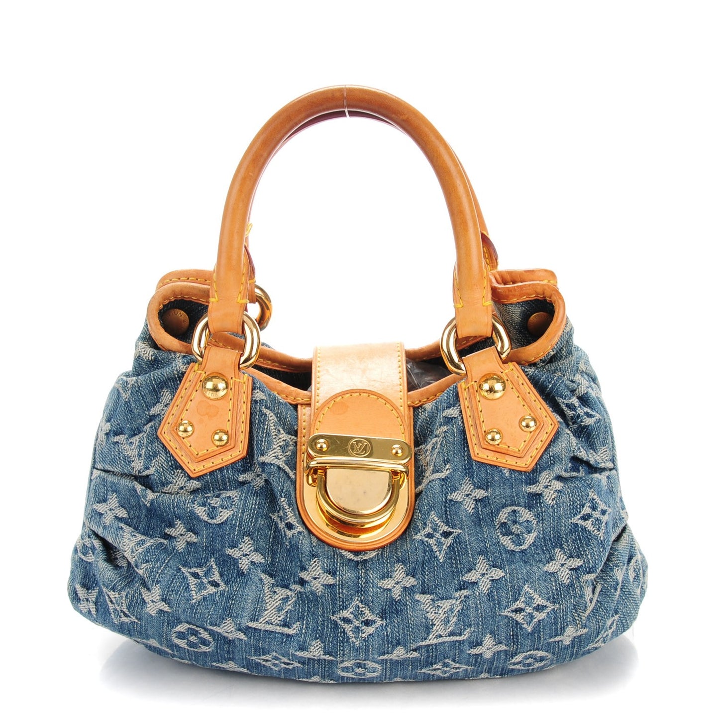 Monogram Denim Pleaty Blue