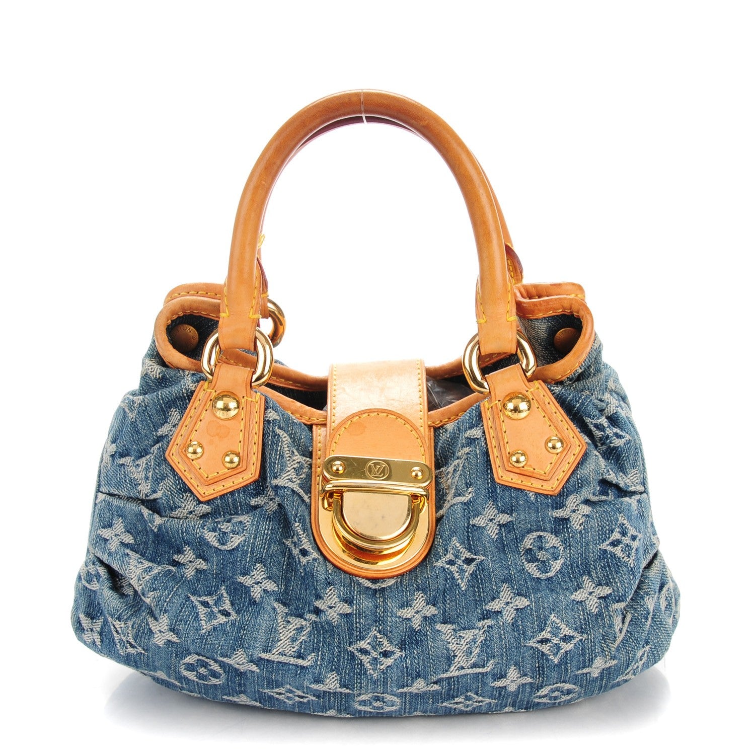 Louis Vuitton Monogram Denim Pleaty Blue 1 of 8
