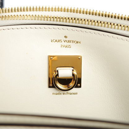 Louis Vuitton Calfskin City Steamer MM Kaki Kaki White 6 of 7