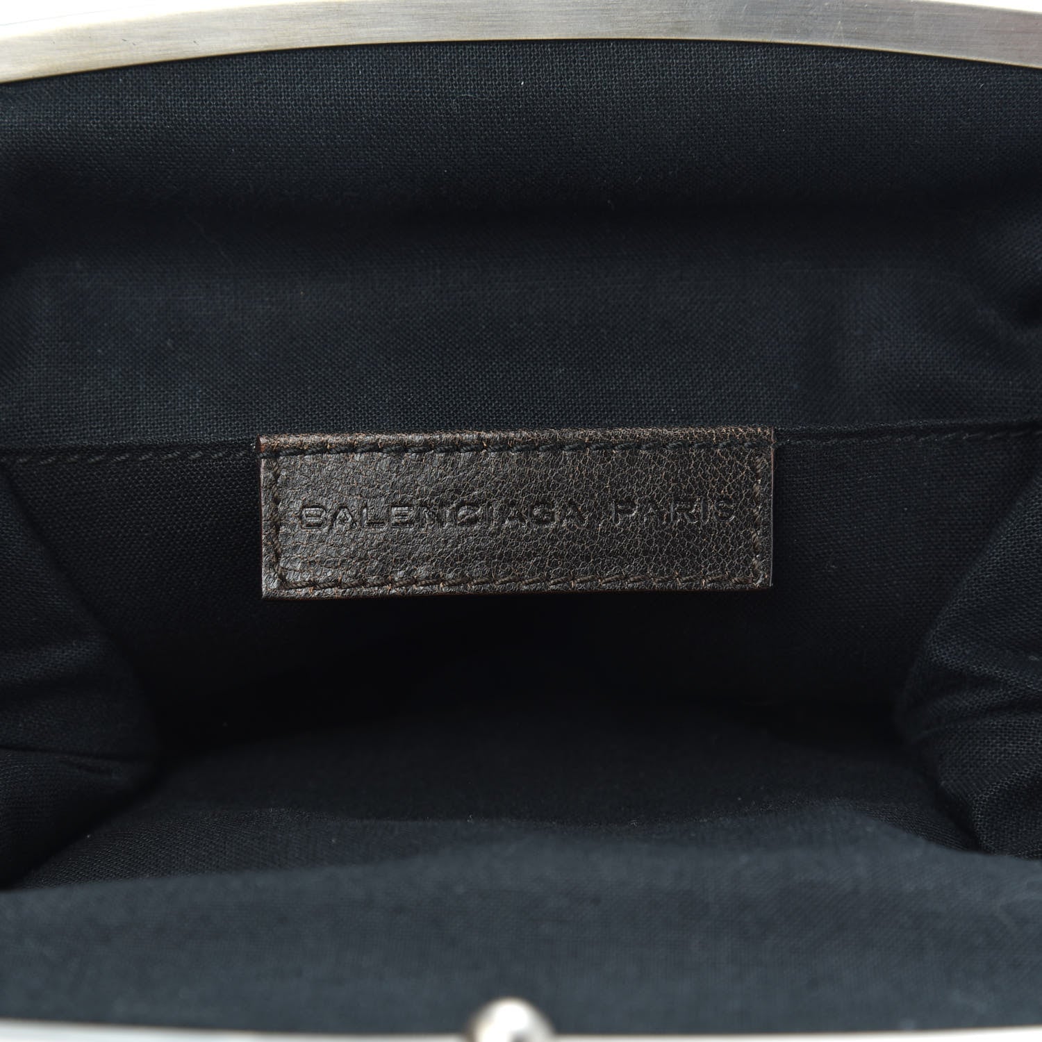 Balenciaga Chevre Embellished Crystal Small Aumonière Wristlet 6 of 11