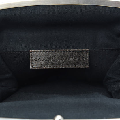 Balenciaga Chevre Embellished Crystal Small Aumonière Wristlet 6 of 11