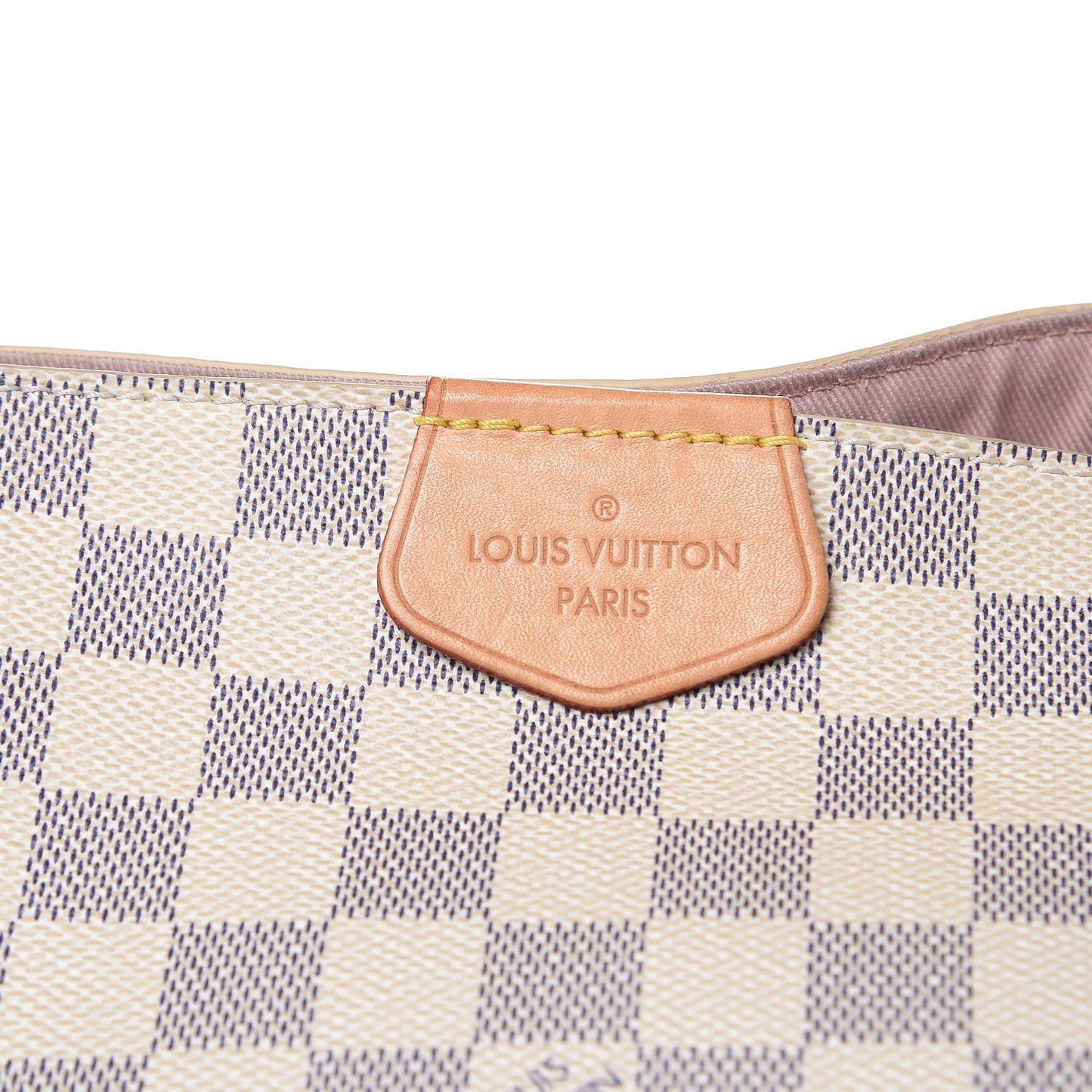 Damier Azur Graceful MM Rose Ballerine