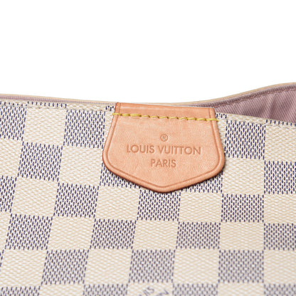 Louis Vuitton Damier Azur Graceful MM Rose Ballerine 12 of 15