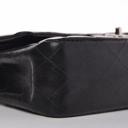 Chanel Lambskin Quilted Medium Double Flap Black 10 of 16