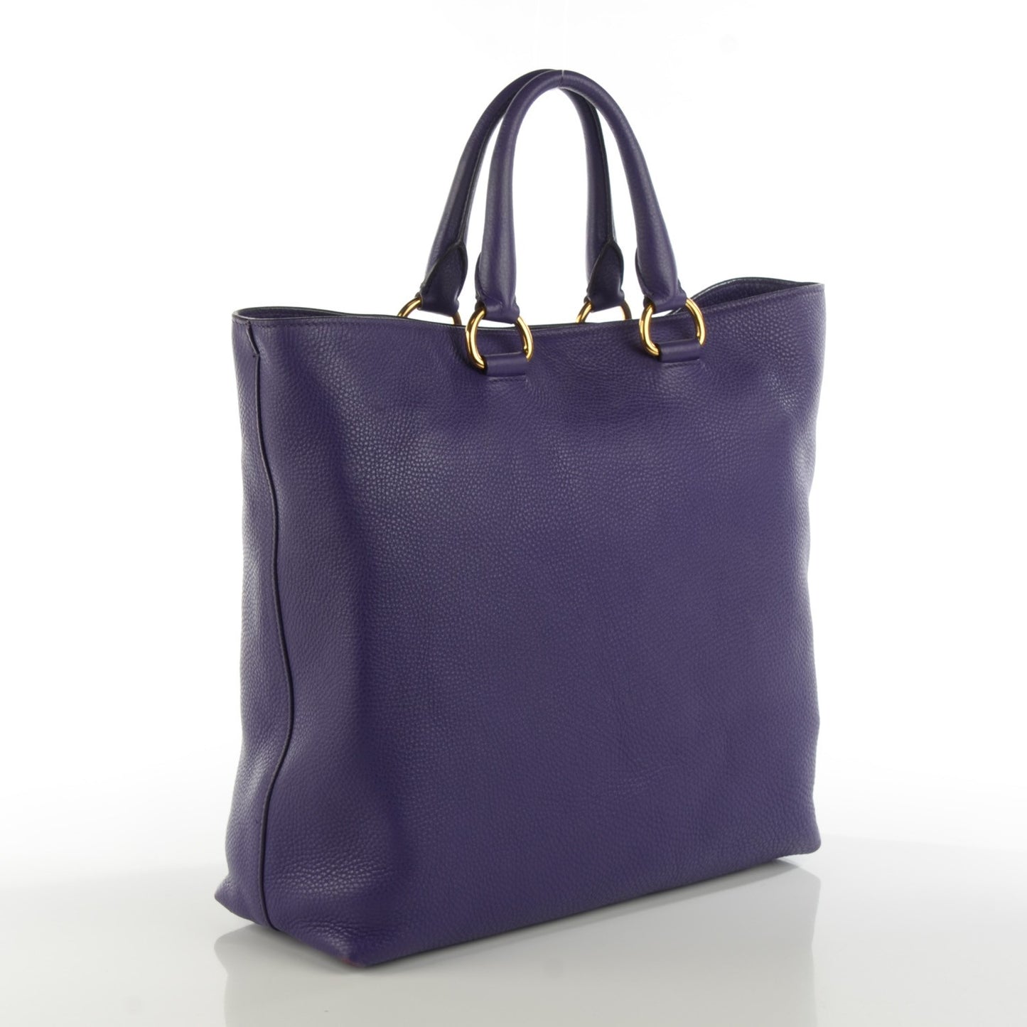 Vitello Daino Tote Viola