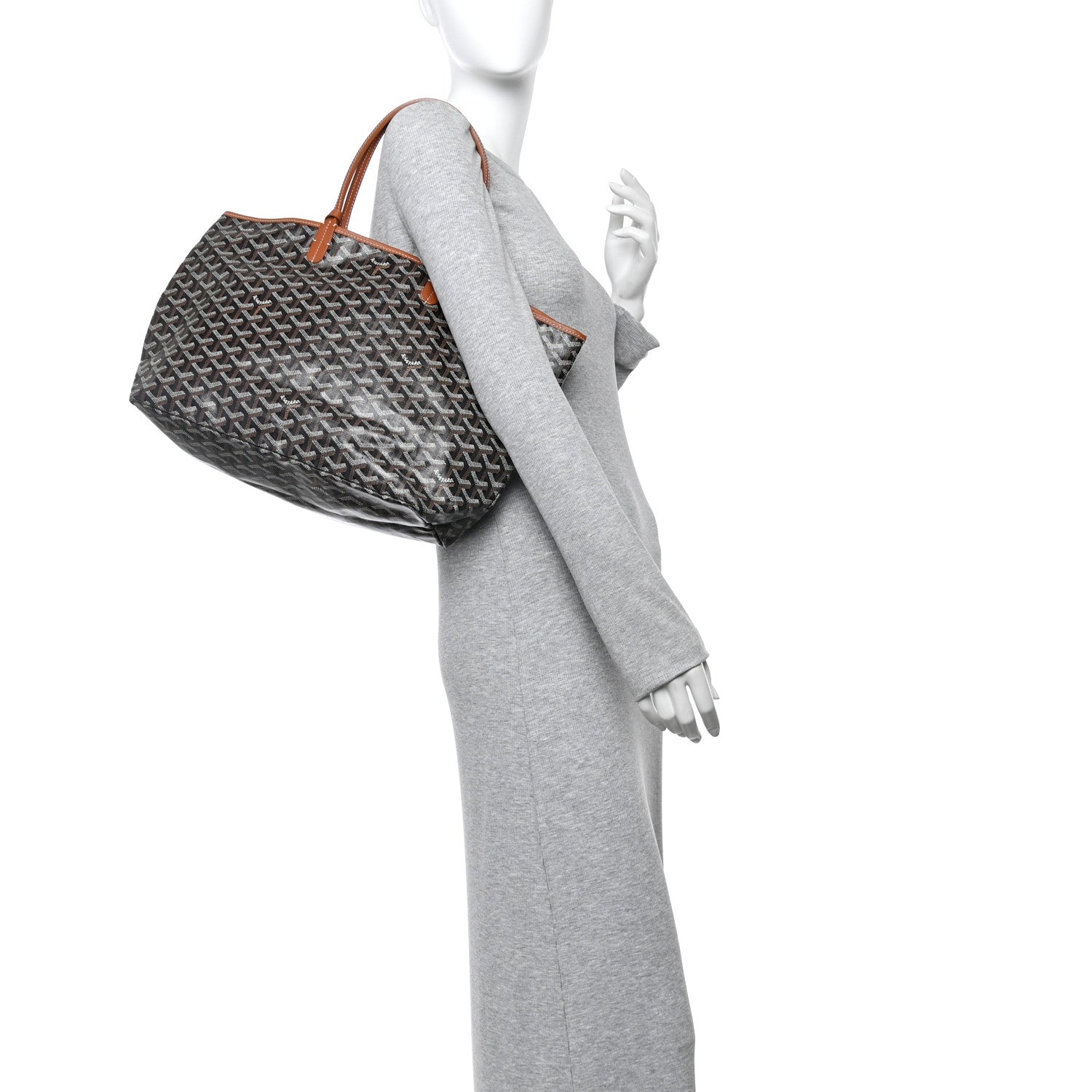 Goyard Goyardine Saint Louis PM Black Gold 2 of 15