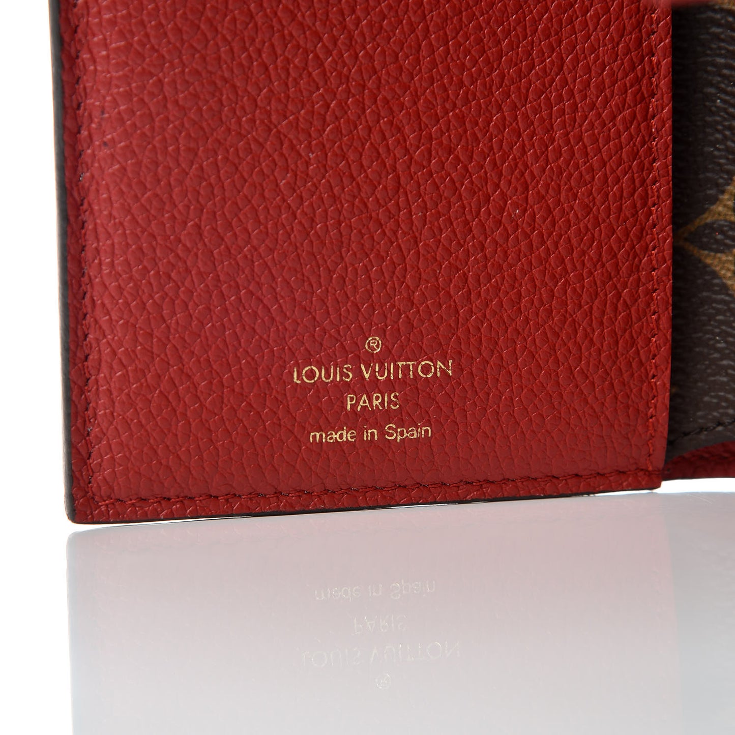 Monogram Pallas Compact Wallet Cherry