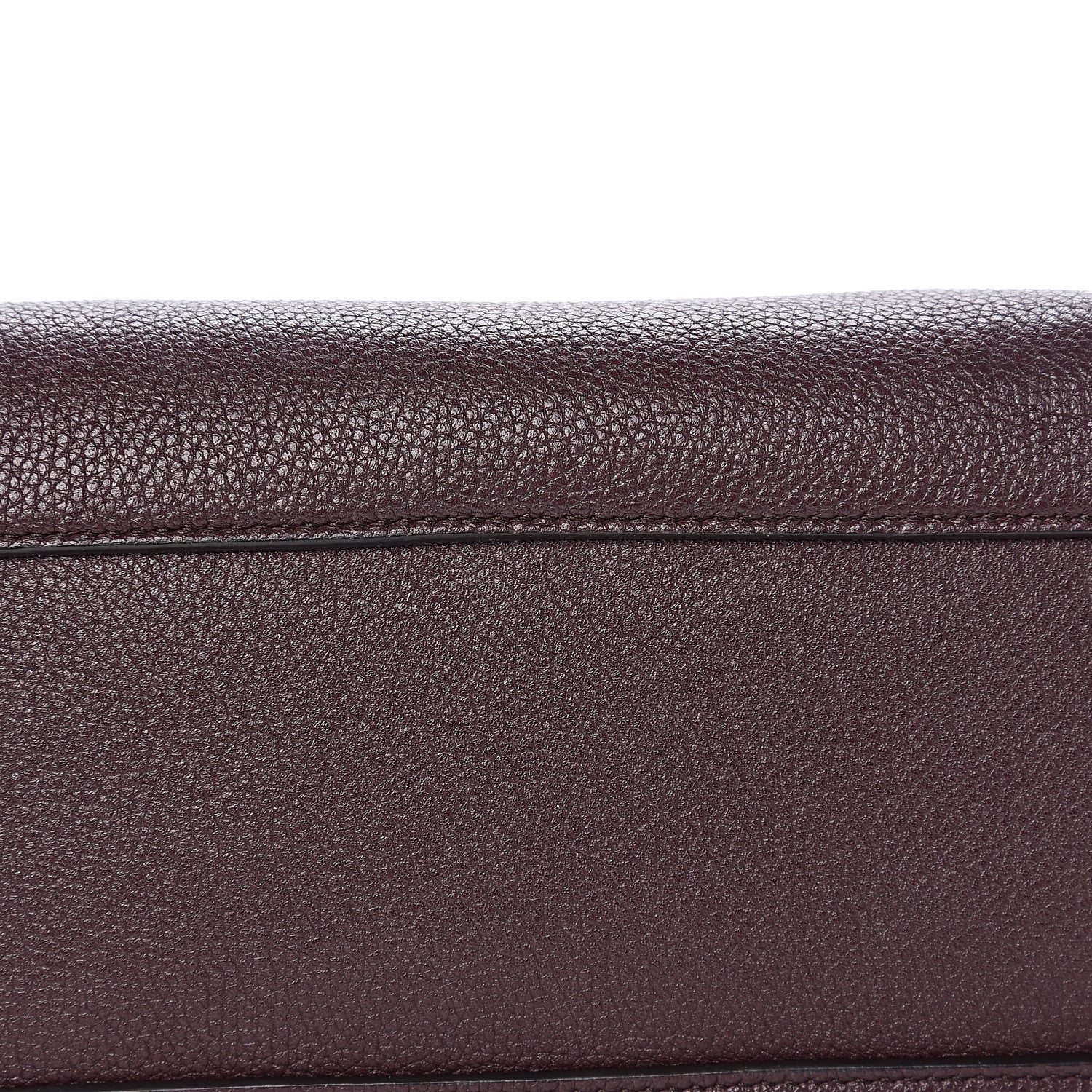 Celine Grained Calfskin Micro Belt Bag Burgundy 9 of 10
