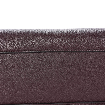 Celine Grained Calfskin Micro Belt Bag Burgundy 9 of 10