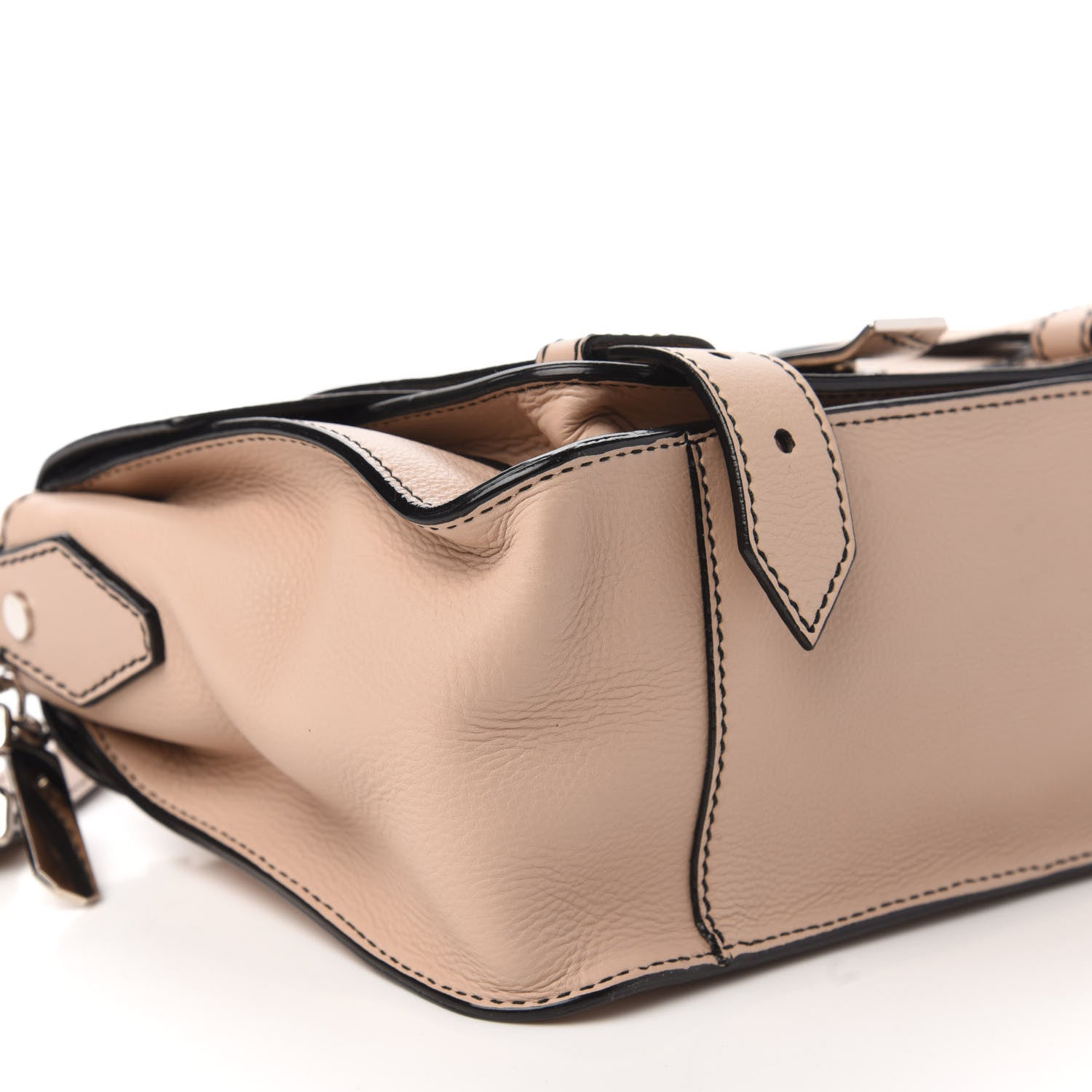 Proenza Schouler Grained Calfskin Medium Contrast Stitch PS1 Satchel Sand 6 of 9