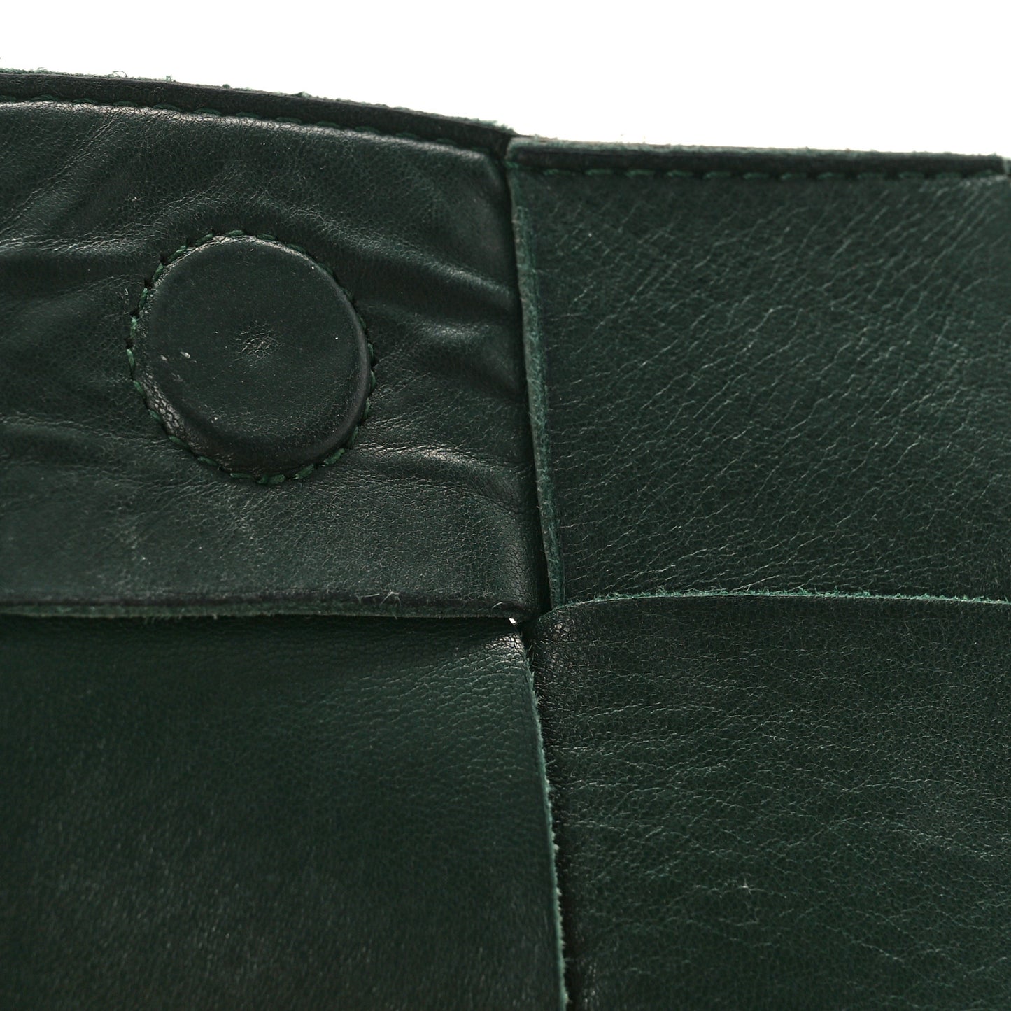 Grained Calfskin Maxi Intrecciato Cassette Crossbody Bag Raintree Green