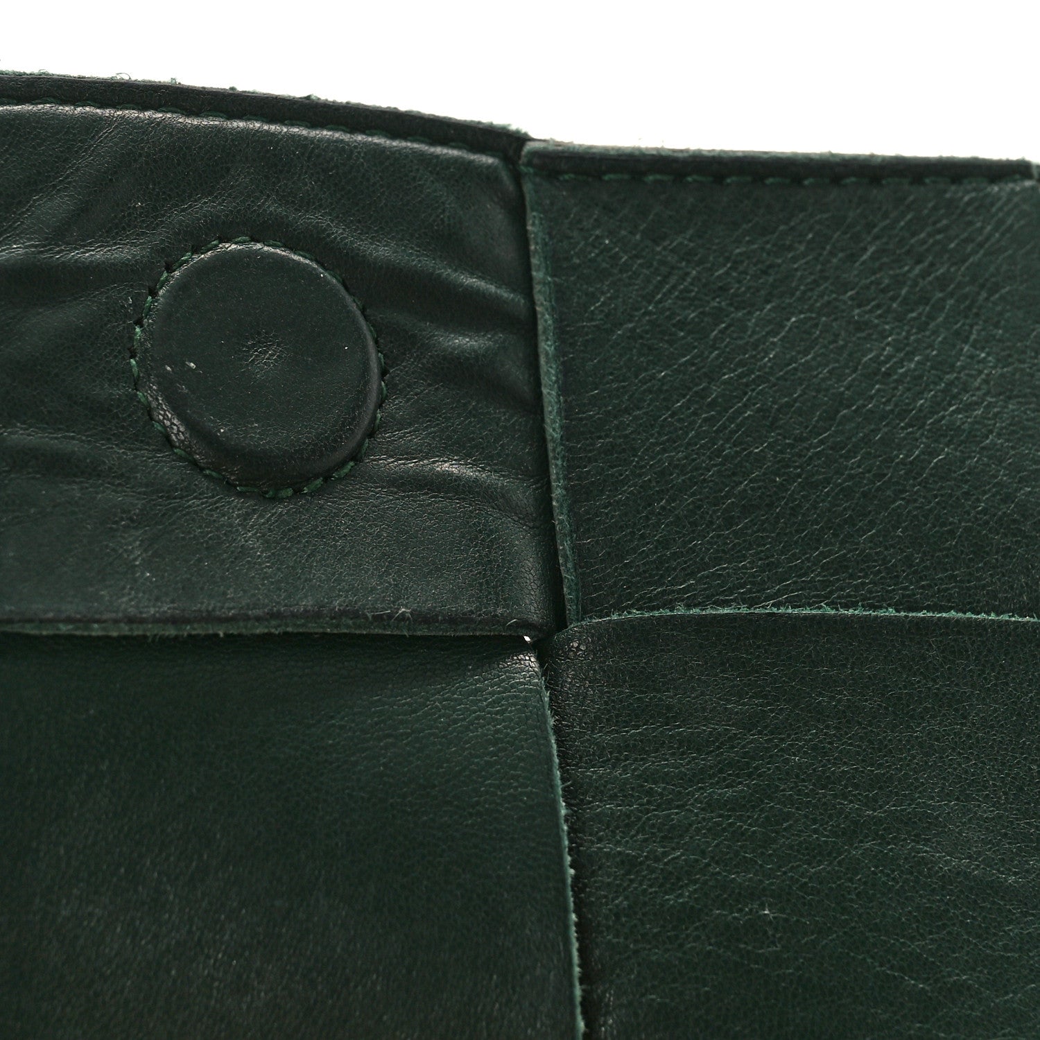 Bottega Veneta Grained Calfskin Maxi Intrecciato Cassette Crossbody Bag Raintree Green 12 of 12