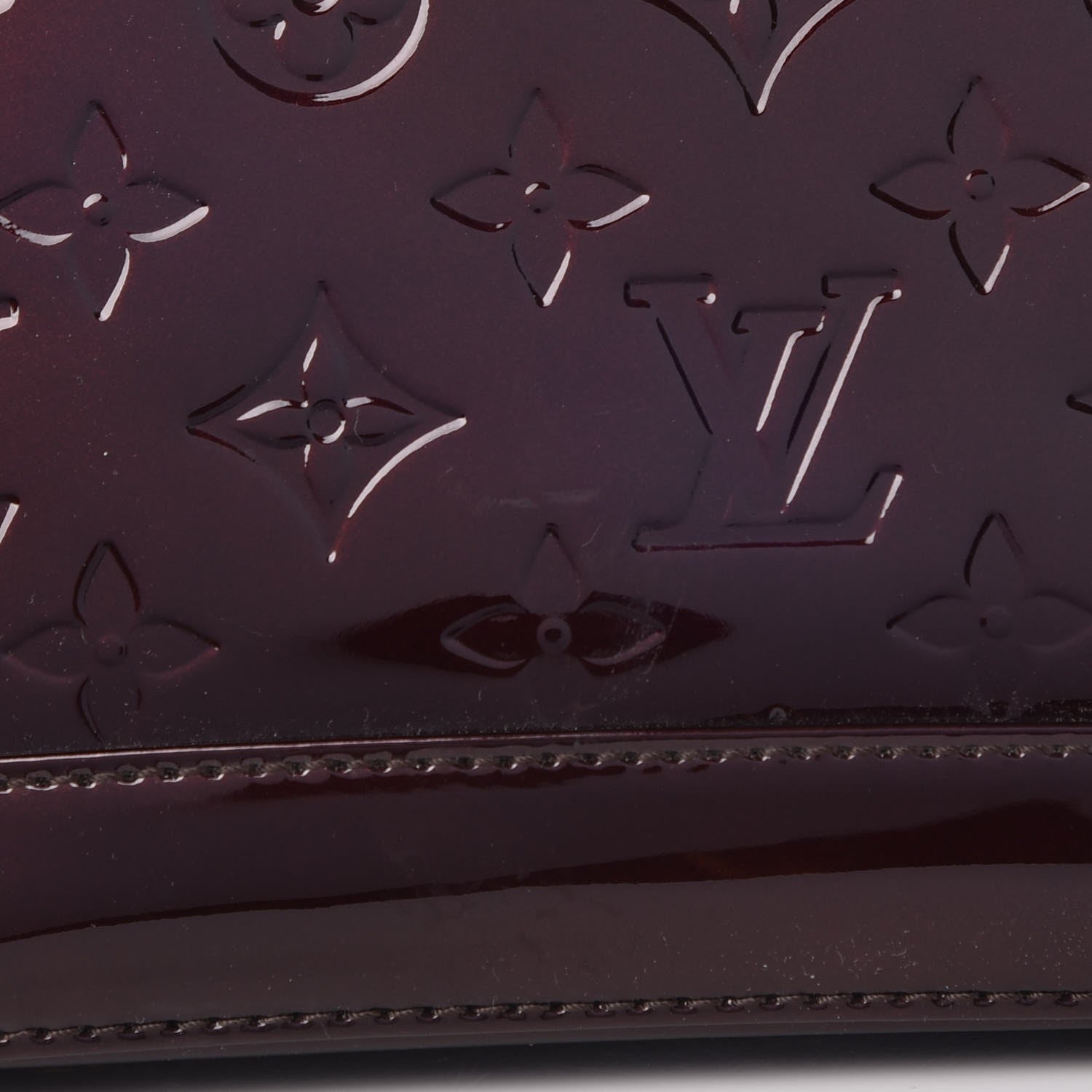 Louis Vuitton Vernis Alma BB Amarante 7 of 7