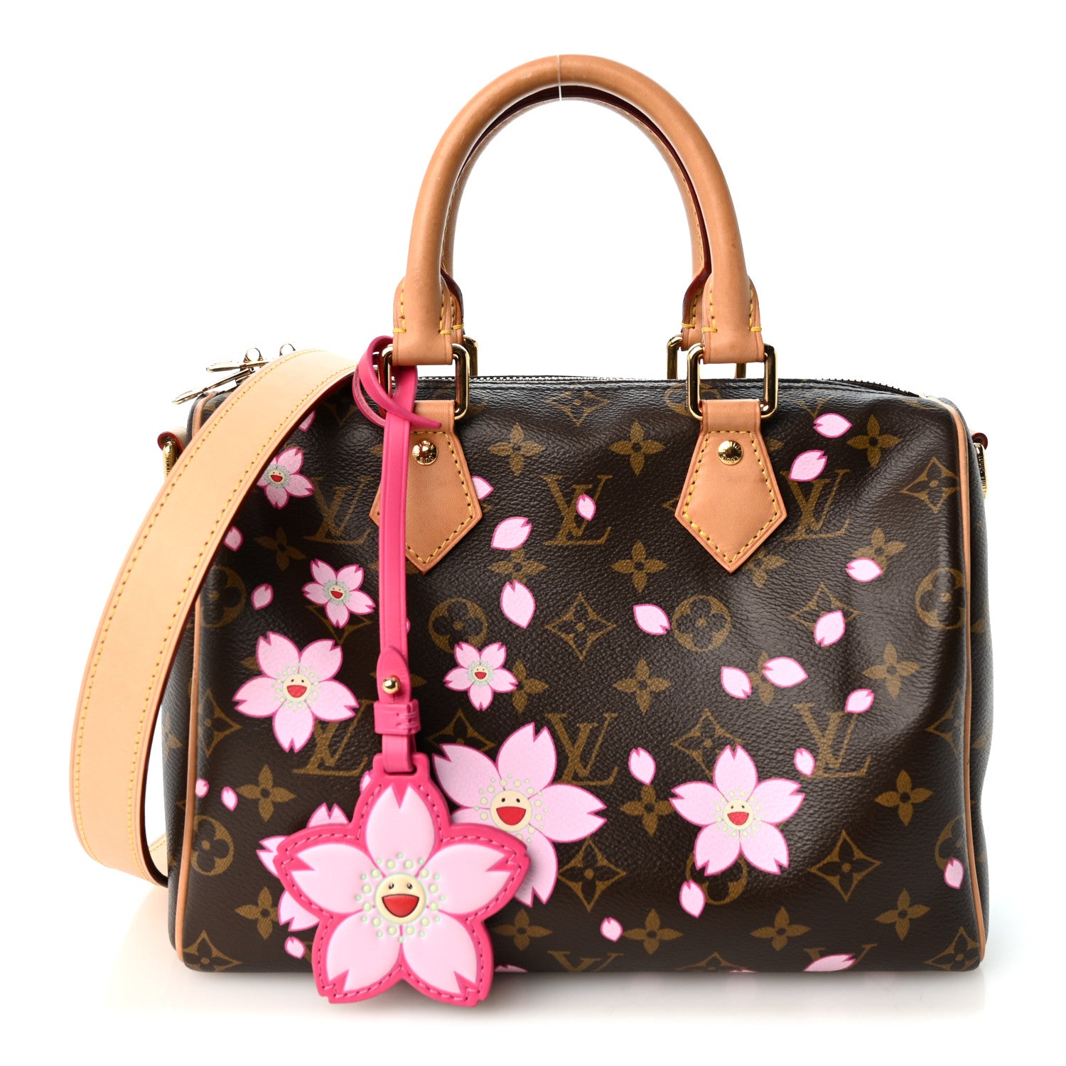 Louis Vuitton LV X TM Monogram Cherry Blossom Speedy Bandouliere