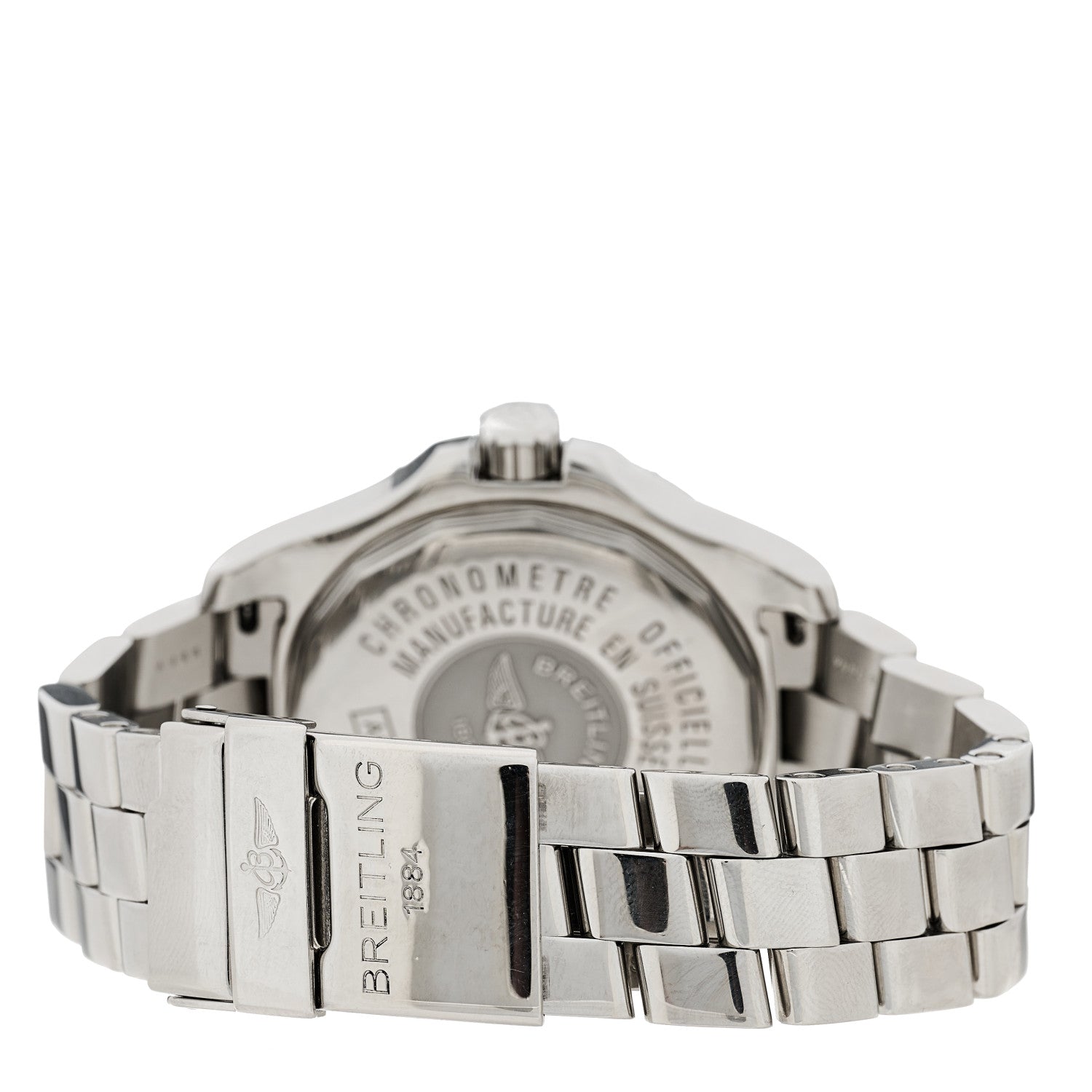 Breitling Stainless Steel 41mm Colt Automatic Watch Blue A17380 3 of 4
