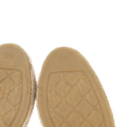 Chanel Lambskin Quilted CC Espadrilles 39 White 8 of 11